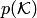 $p( {\cal K})$