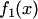$f_1(x)$